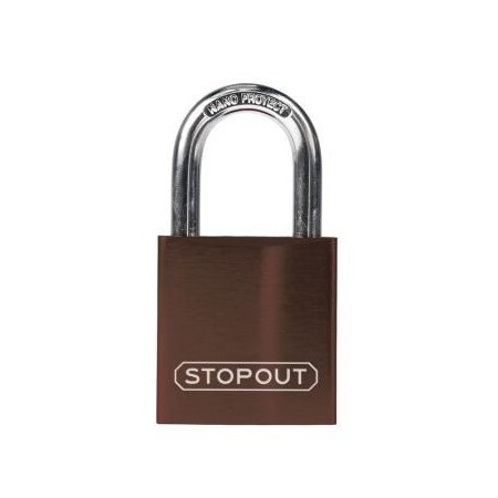 Accuform STOPOUT ANODIZED ALUMINUM KDL671BR KDL671BR